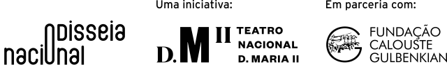 Logos TNDMII e Odisseia Nacional e Gulbenkian